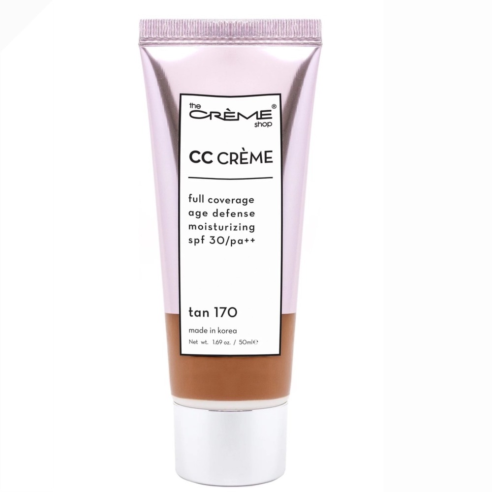 The‎ Crème Shop CC Crème Full Coverage Age Defense SPF 30 Tan 170